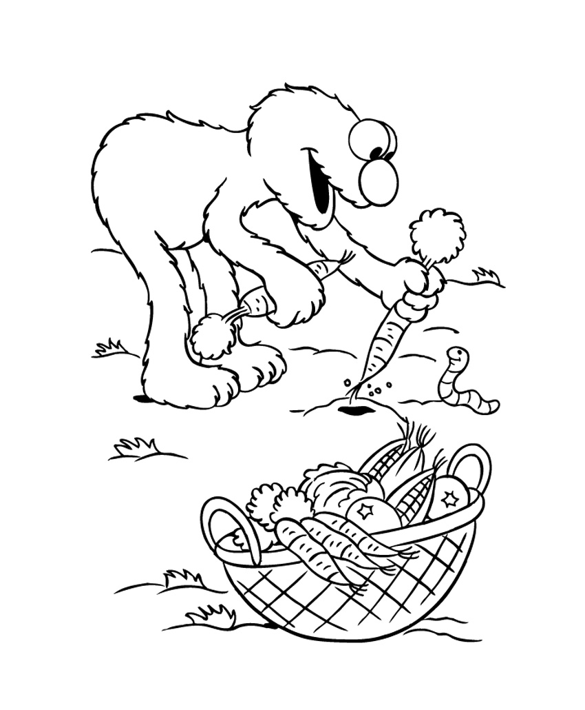 850x1030 Apple Orchard Coloring Page