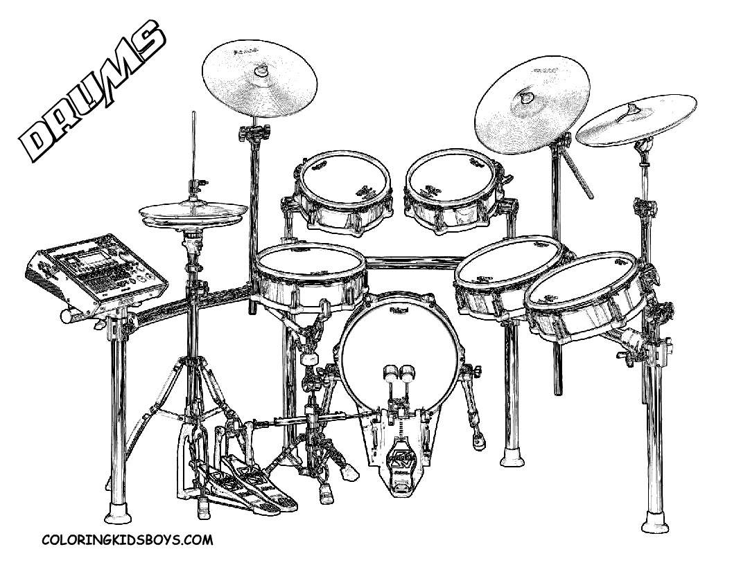 Orchestra Coloring Page