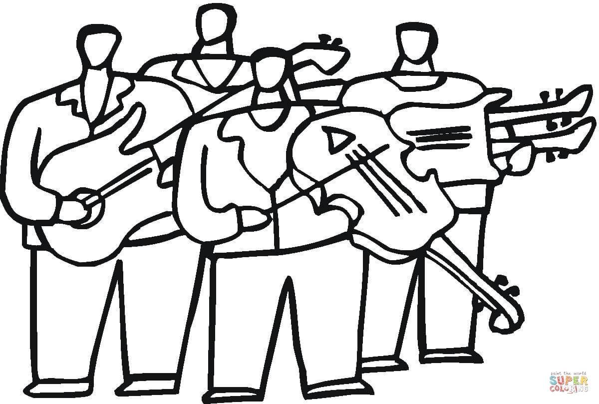 1200x809 Coloring Pages Instruments Of The Orchestra
