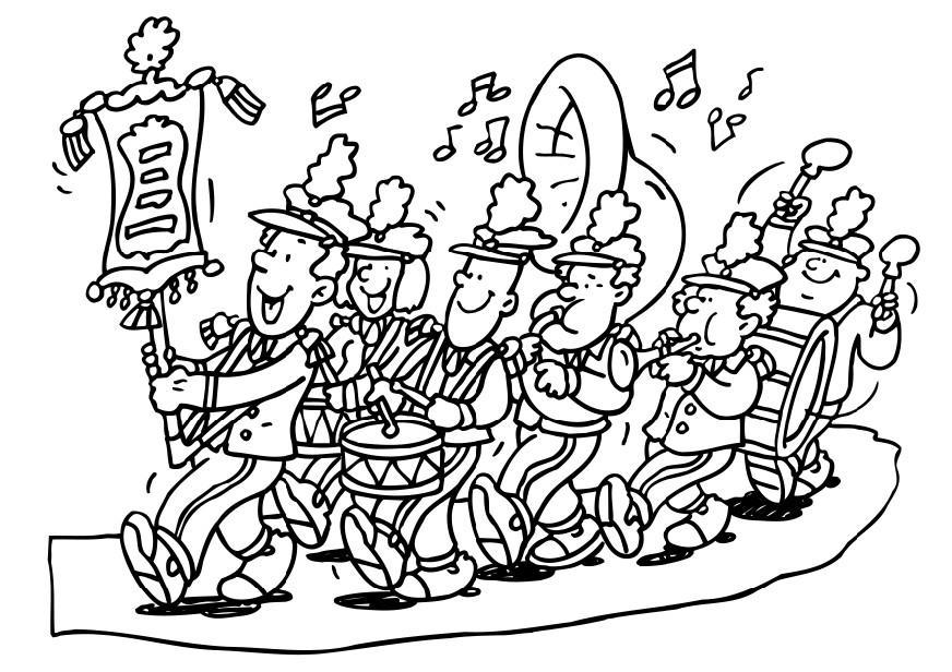 872x616 Coloring Page Fanfare