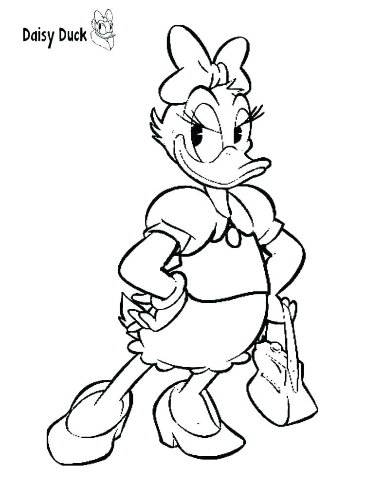 750x1000 Coloring Pages Duck
