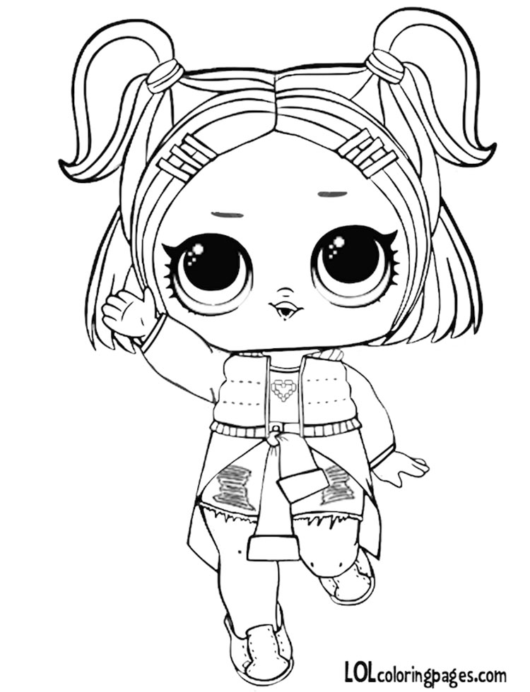 750x980 V.r.q.t L.o.l. Doll Coloring Page Lol Surprise Doll Coloring Pages
