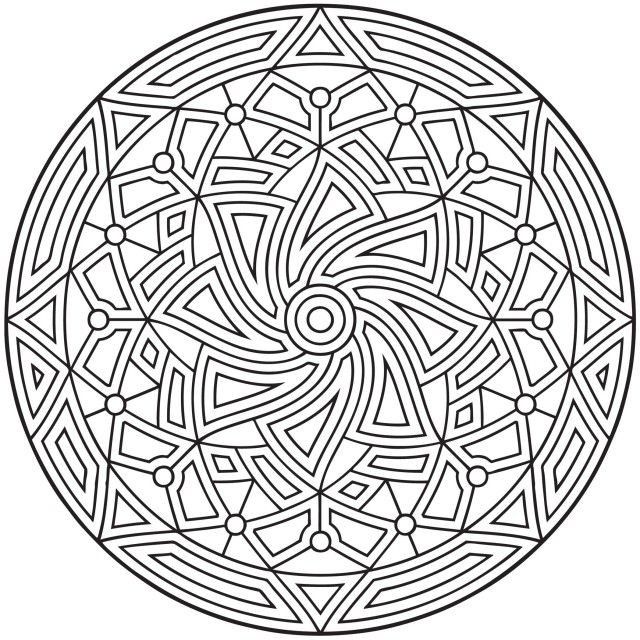 640x640 Oriental Mandala Interest In Coloring Mandala