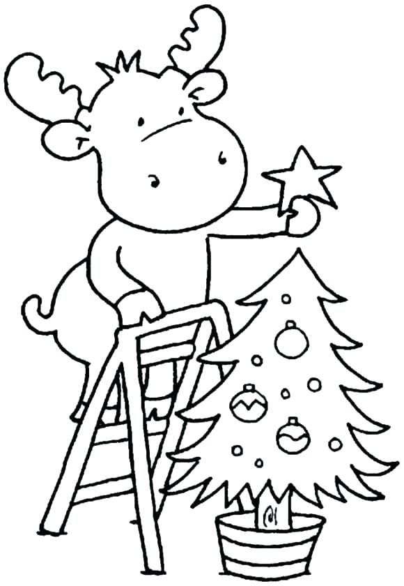 580x840 New Free Christmas Coloring Pages For Kids Printable And Page