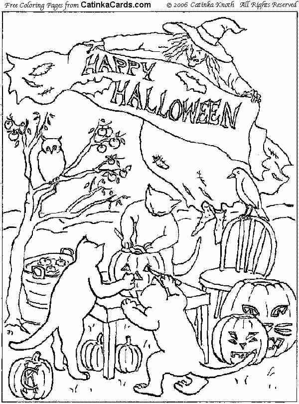 600x810 Halloween Owl Coloring Pages