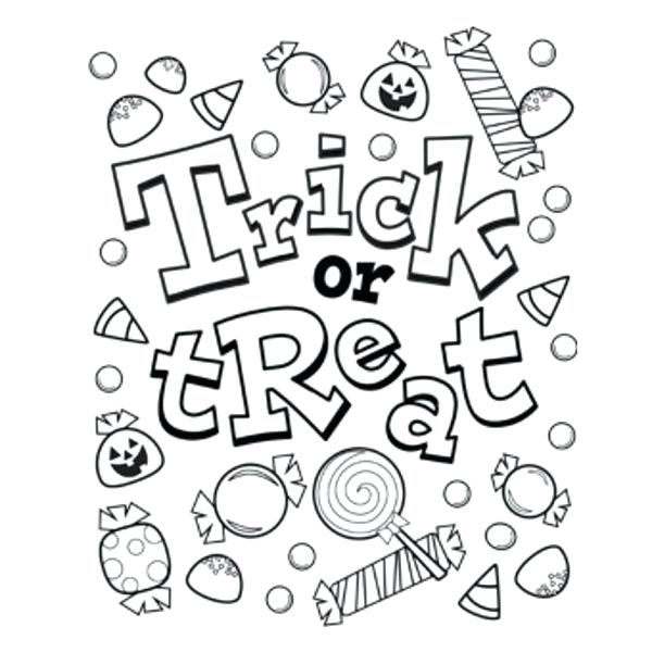 600x600 Lovely Halloween Coloring Books Printable For Humorous Coloring