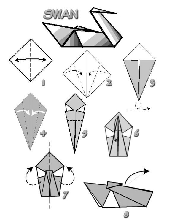580x751 Free Coloring Pages Simple Origami Swan 101 Coloring Pages