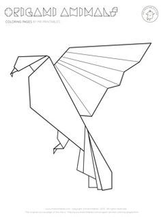 236x317 Origami Duck Coloring Pages For Children Best Origami Coloring