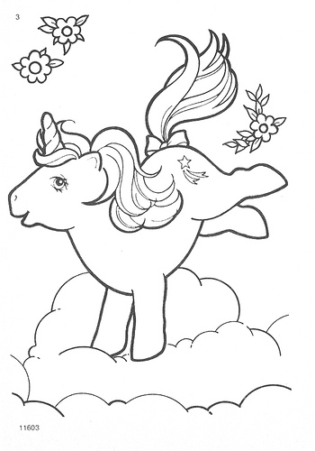 350x500 My Little Pony G1 Coloring Pages