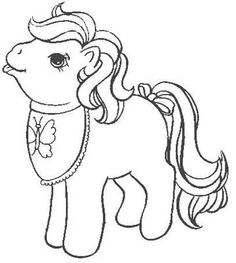 236x263 Original My Little Pony Crafty (80's My Little Pony) Coloring