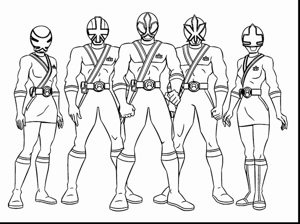 Original Power Rangers Coloring Pages