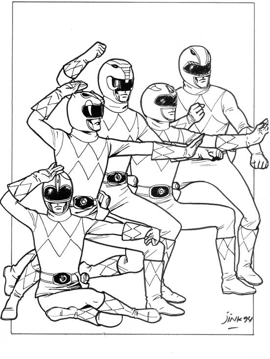 551x733 Power Rangers Spd Coloring Pages