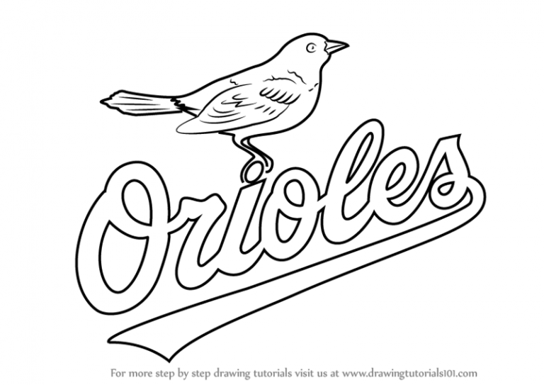 768x543 Orioles Coloring Pages New Unique Baltimore Oriole Page 6440