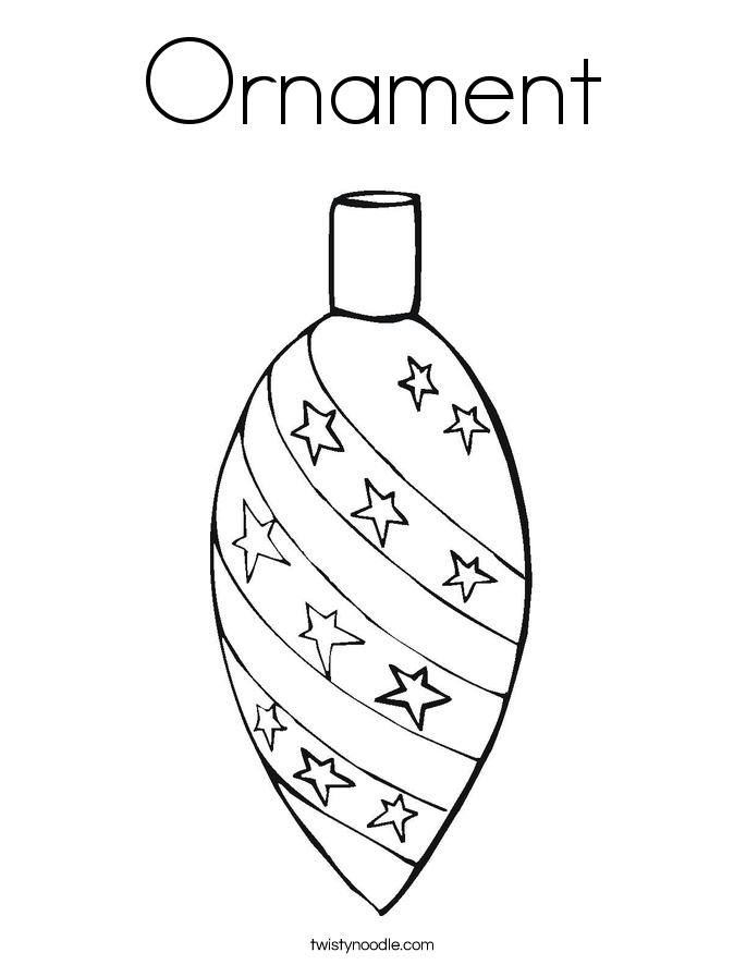 685x886 Ornament Coloring Page