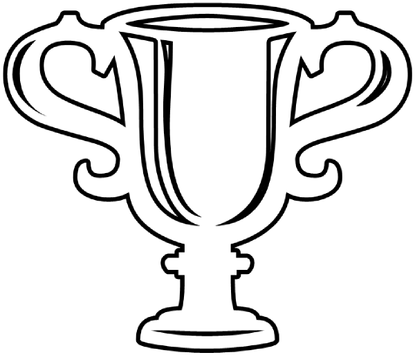 600x513 Academy Award Oscar Statue Coloring Page