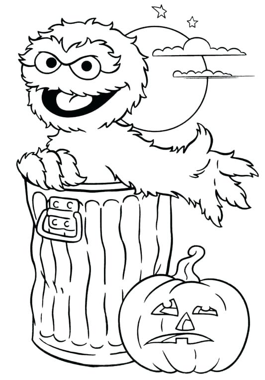 533x765 Astonishing Oscar The Grouch Coloring Page Drawing Of Grouch Yahoo