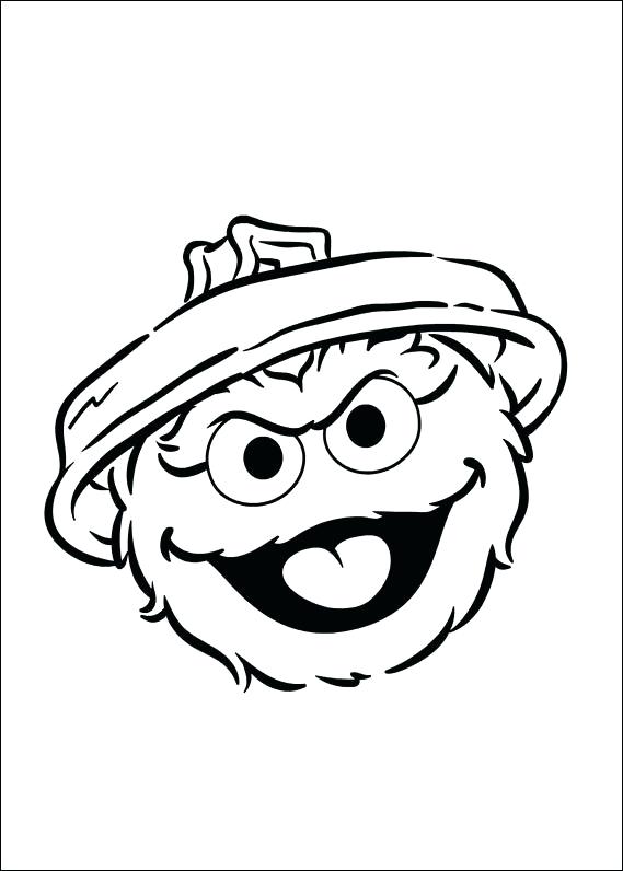 569x796 Oscar The Grouch Coloring Pages Page Pictures Coloring Collection
