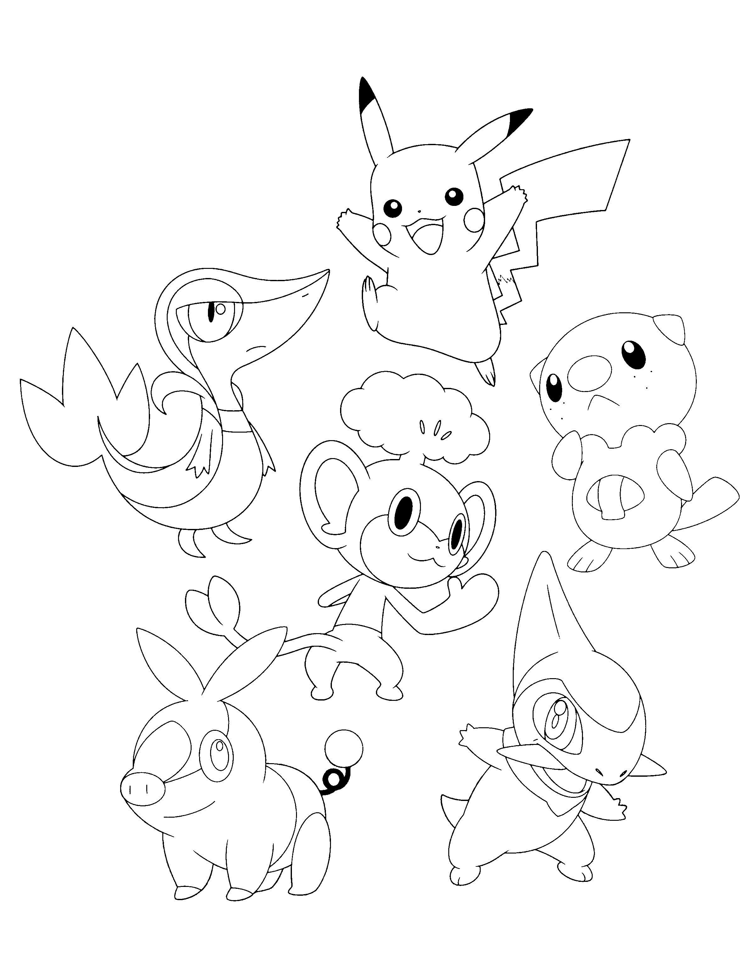 Oshawott Coloring Page