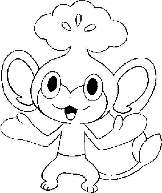 550x655 Pansage Pokemon Coloring And Kids