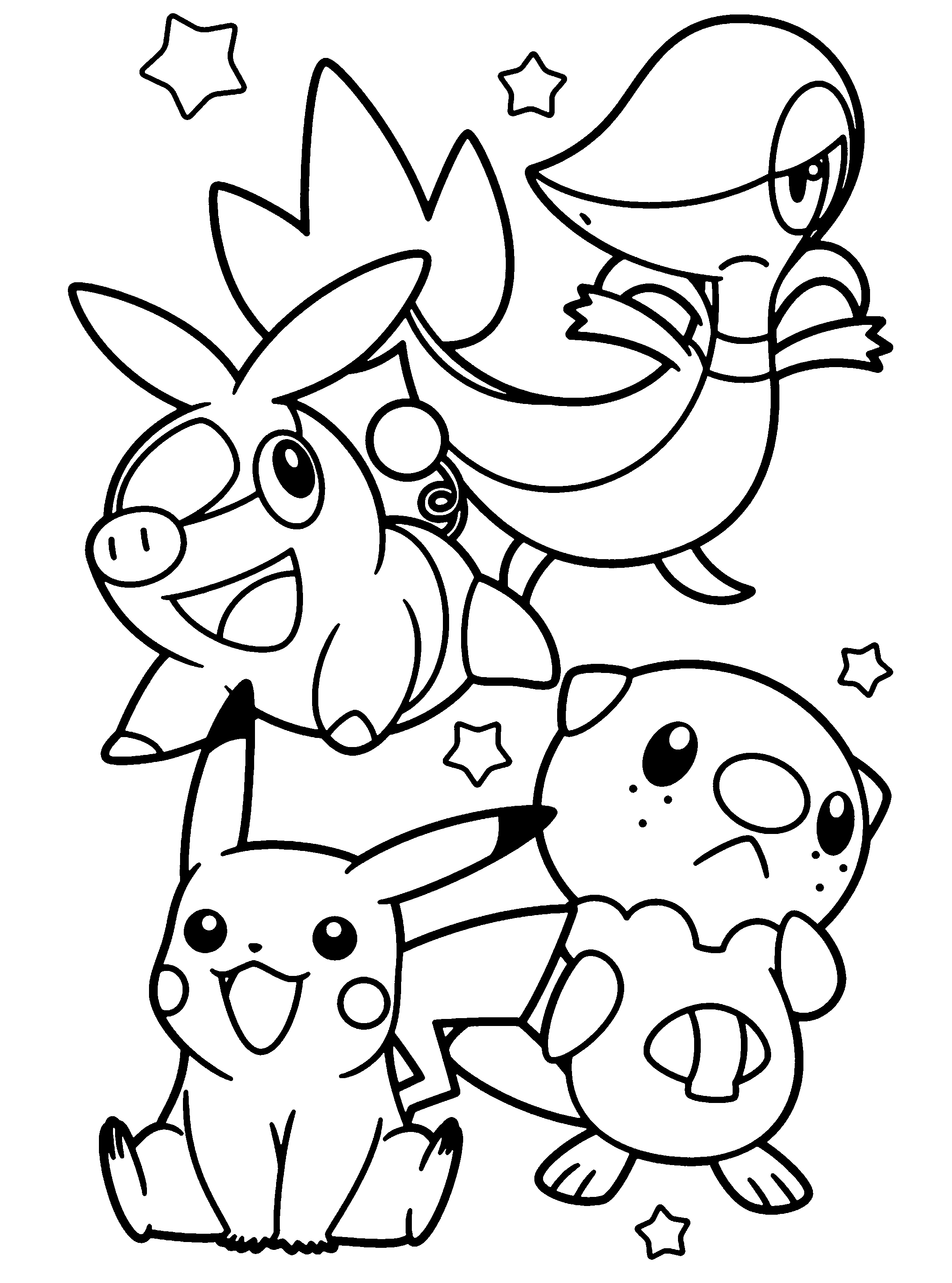 2300x3100 Tepig Coloring Pages