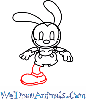 300x350 How To Draw Oswald The Lucky Rabbit