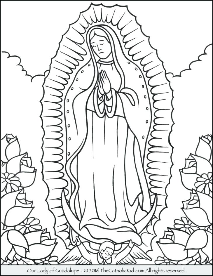 730x945 Our Lady Of Lourdes Coloring Page Catholic Coloring Pages