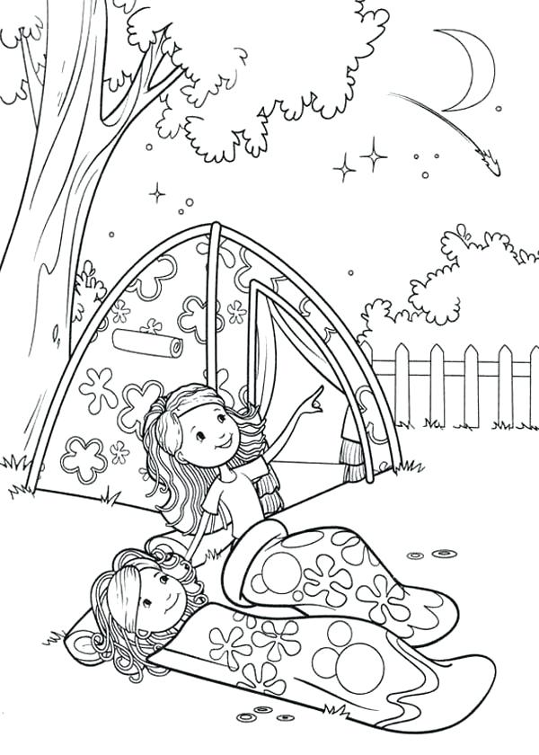 600x840 Camping Coloring Pages Outdoor Coloring Pages Outdoor Coloring