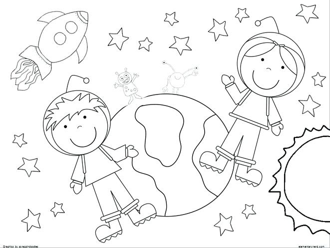 661x496 Space Coloring Page Unique Outer Space Coloring Pages In Download