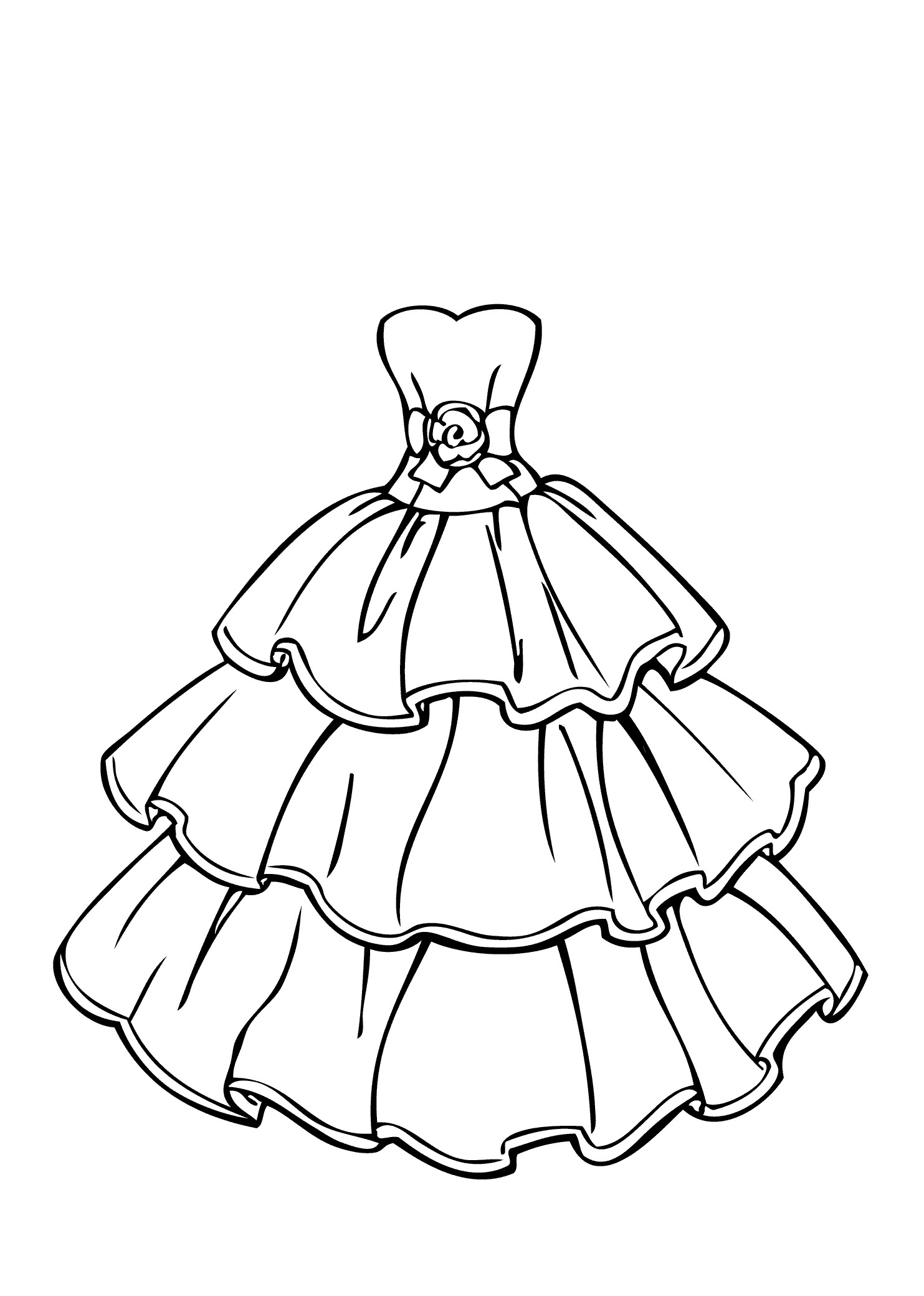 1483x2079 Luxury Coloring Pages Dresses