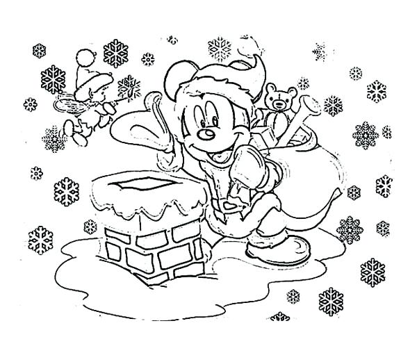 600x508 Mickey Mouse Christmas Coloring Pages Mickey Mouse Outfit