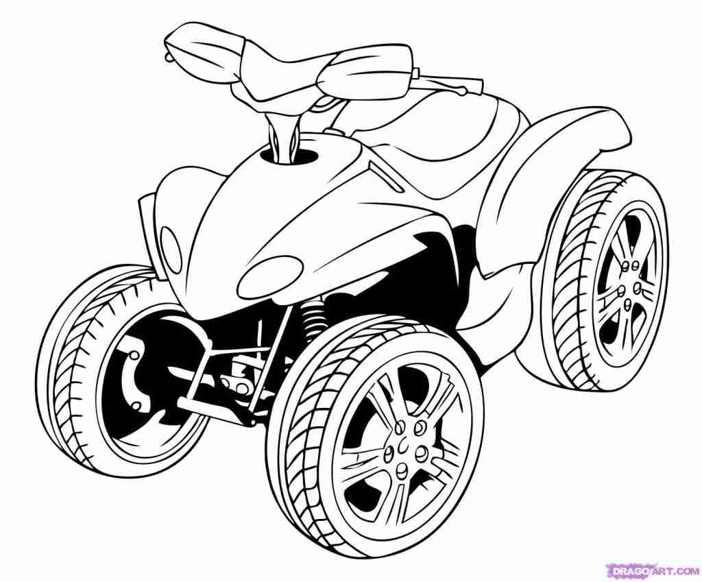 1024x849 Four Wheeler Coloring Pages Of Can Am Outlander 800r At Arresting