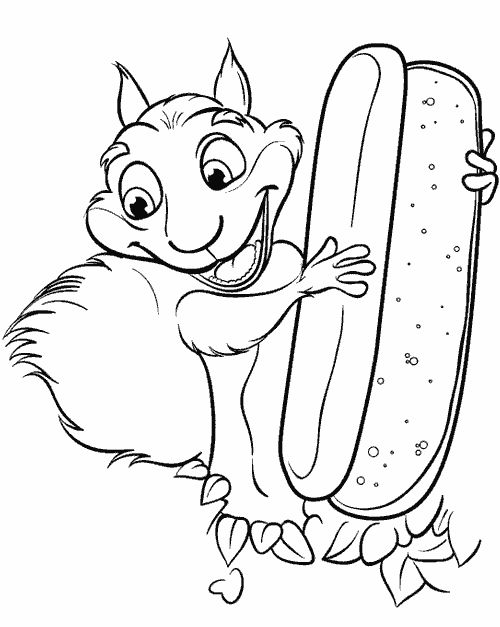 Over The Hedge Coloring Pages
