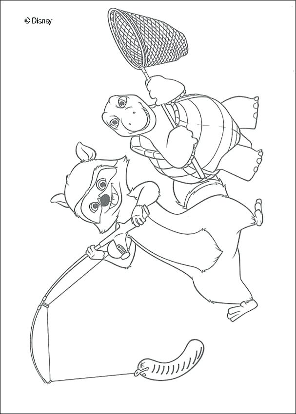 607x850 Opossum Coloring Page Opossum Coloring Pages Possum Is Afraid