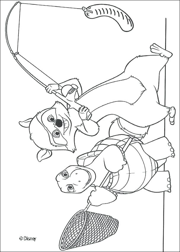 607x850 Opossum Family With And Coloring Page Coloring Pages Over