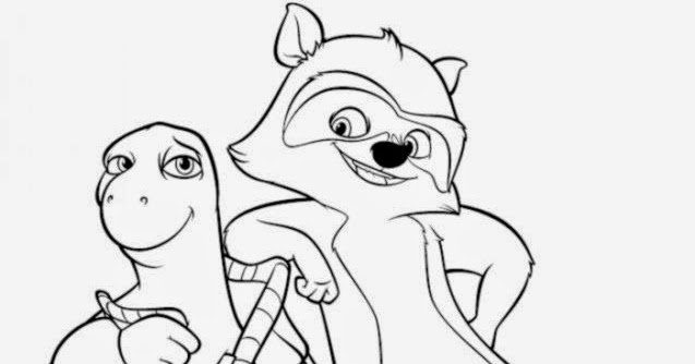 637x334 Over The Hedge Coloring Pages Free Coloring Pages