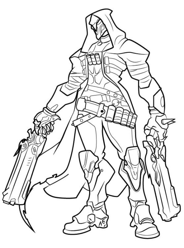 596x800 Kids N Coloring Page Overwatch Reaper