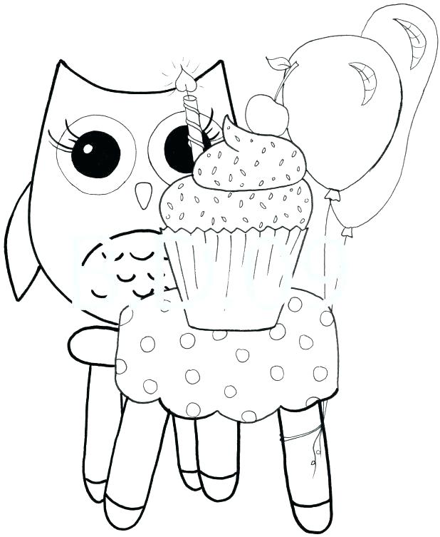 618x753 Cartoon Owl Coloring Pages