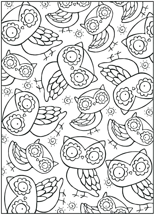 650x901 Cartoon Owl Coloring Pages Cute Owl Coloring Pages Coloring Sheets