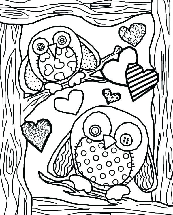 600x746 Owl Coloring Page Owl Pictures To Color Cute Owl Coloring Pages