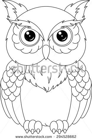 Owl Coloring Pages For Girls
