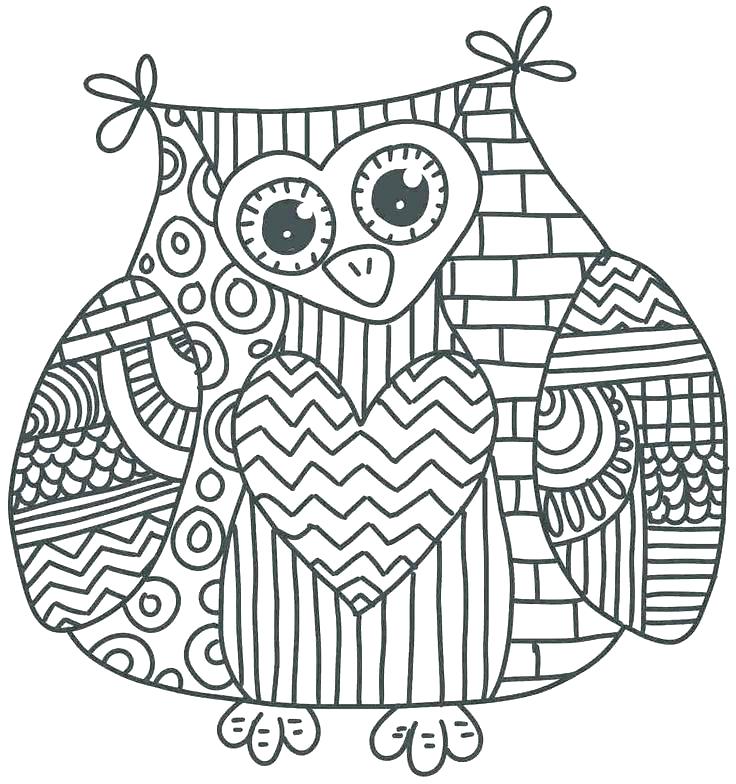 736x784 Mandala Coloring Pages Good Owl Mandala Coloring Page Best