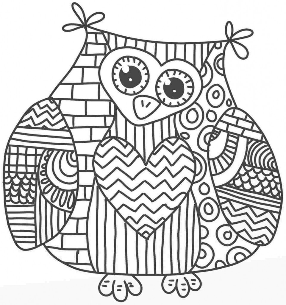 961x1024 Owl Mandala Coloring Pages
