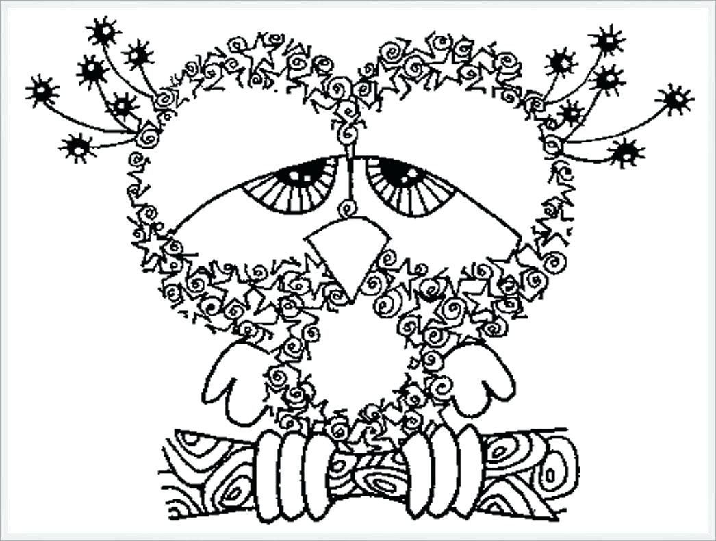 1046x790 Coloring Owl Printable Coloring Pages Owls Baby Owl Printable