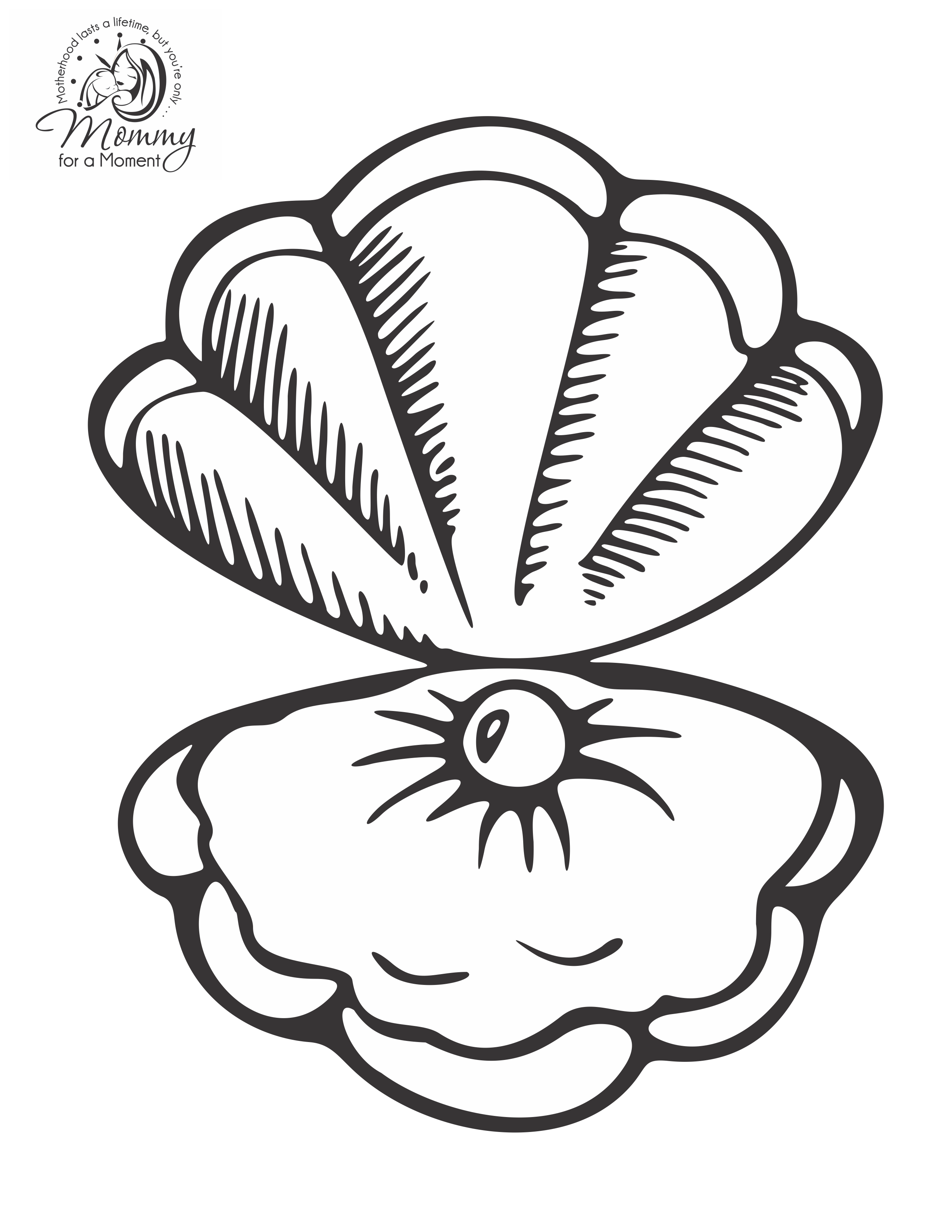 2551x3301 Pearl Diving Color Pages