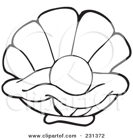 450x470 Best Photos Of Oyster Shell Free Coloring Page