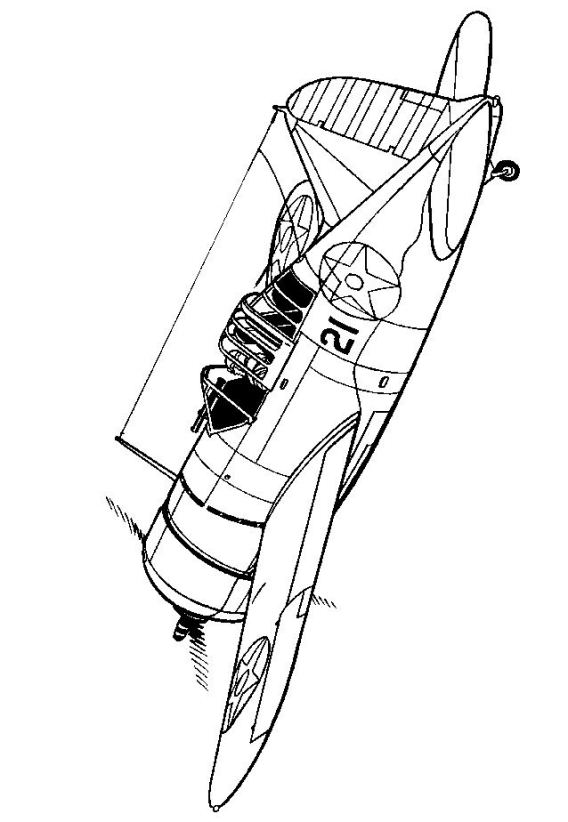 568x822 Kids N 46 Coloring Pages Of Wwii Aircrafts