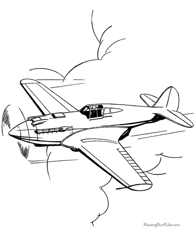 670x820 Drawn Airplane Coloring Book