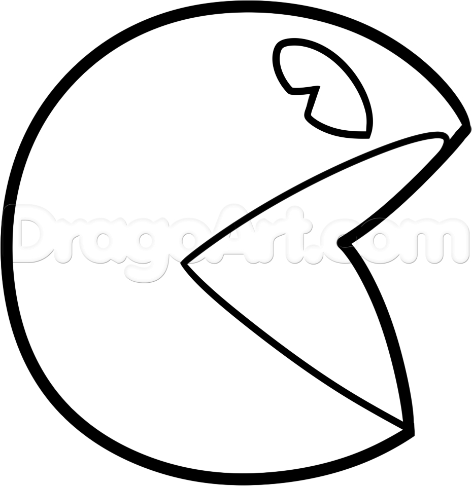 Pac Man Coloring Pages Free