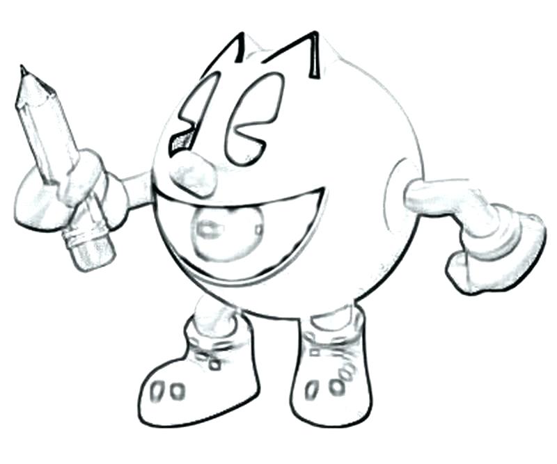 800x667 Pac Man Coloring Page Man Coloring Related Clip Arts Free Coloring