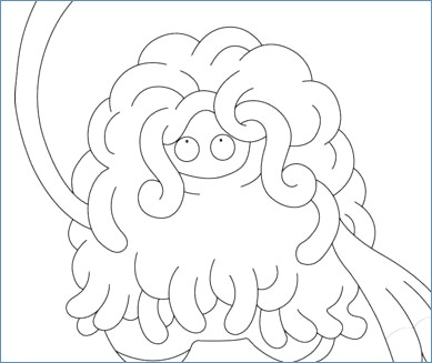 Pachirisu Coloring Pages